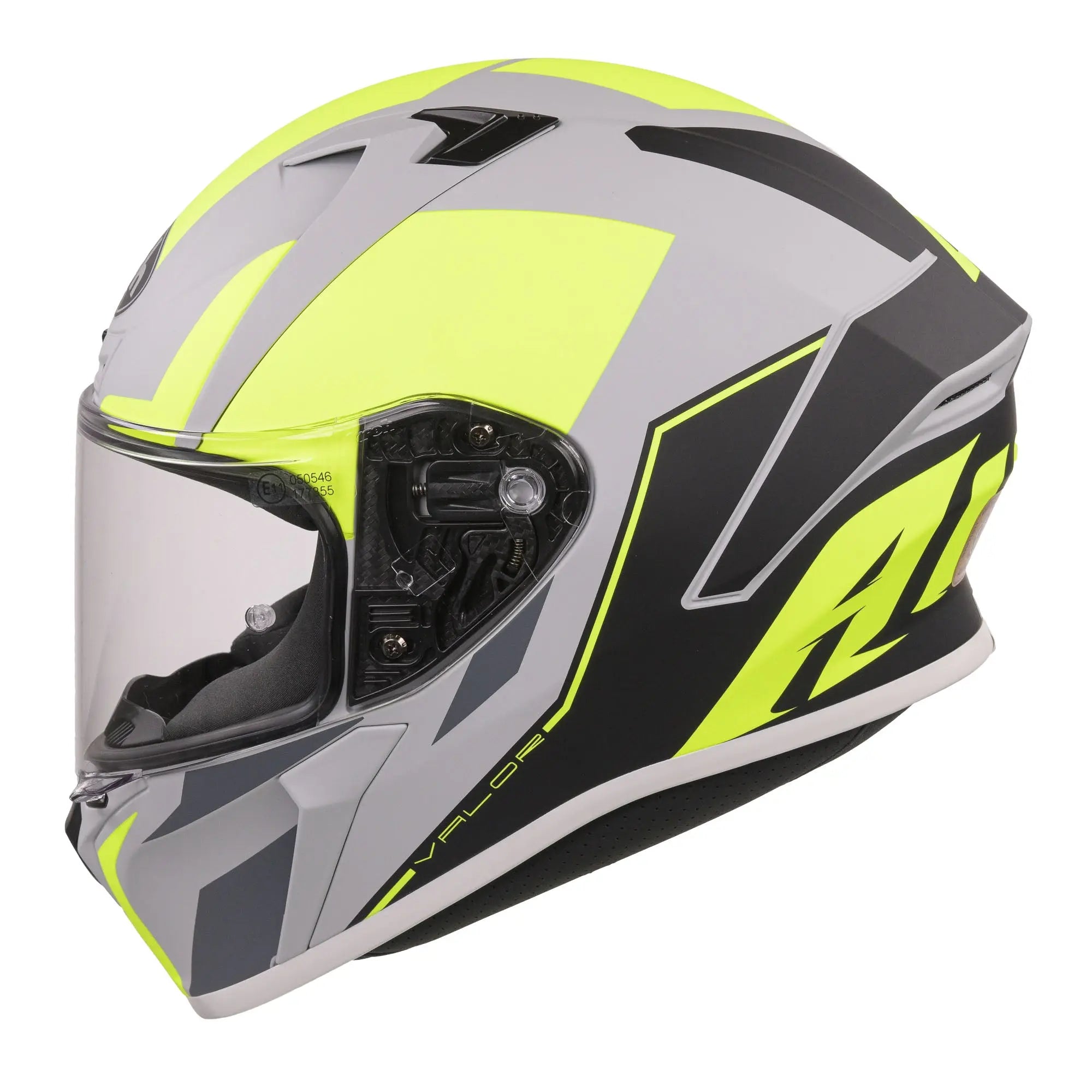 Airoh Valor Full Face Helmet Matt Wings Fluo Yellow - FREE UK Shipping, FREE 365 Day Returns | Moto Central