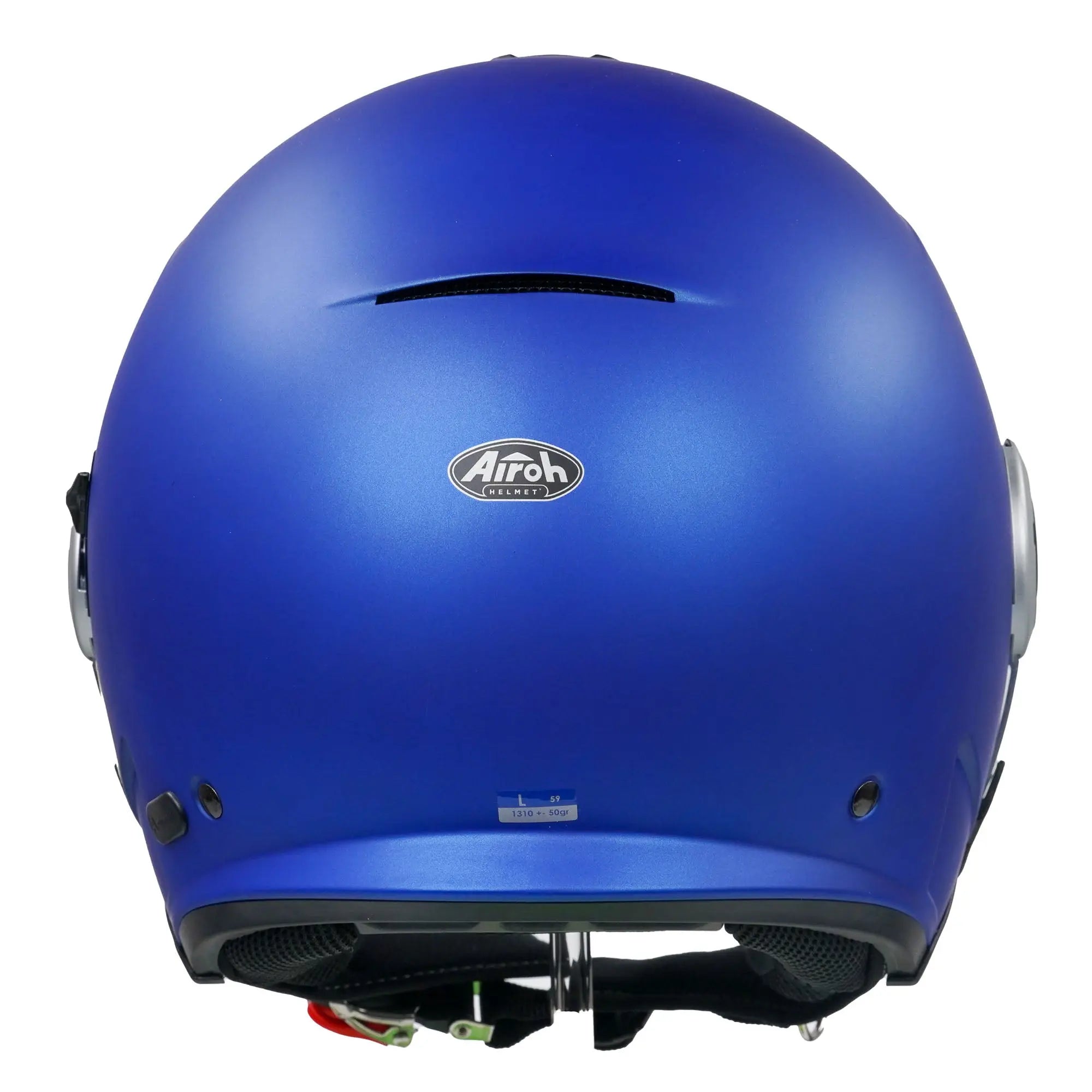Airoh Helios Urban Jet Open Face Helmet Matt Blue - FREE UK Shipping, FREE 365 Day Returns | Moto Central