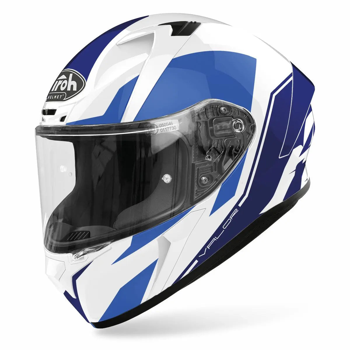 Airoh Valor Full Face Helmet Gloss Wings Blue - FREE UK Shipping, FREE 365 Day Returns | Moto Central