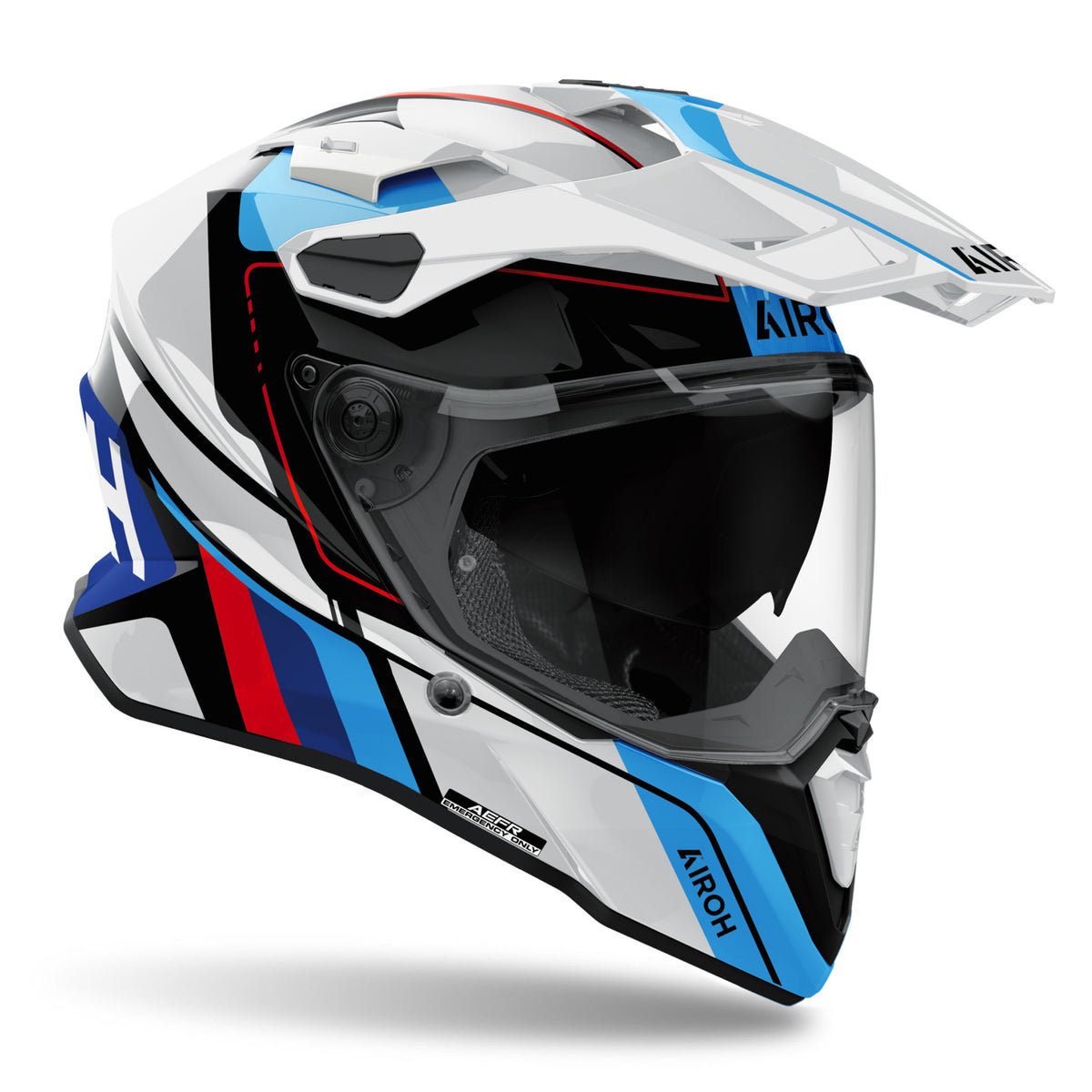 Airoh Commander 2 Gloss Skip White FREE UK Delivery, FREE 365 Day Returns | Moto Central