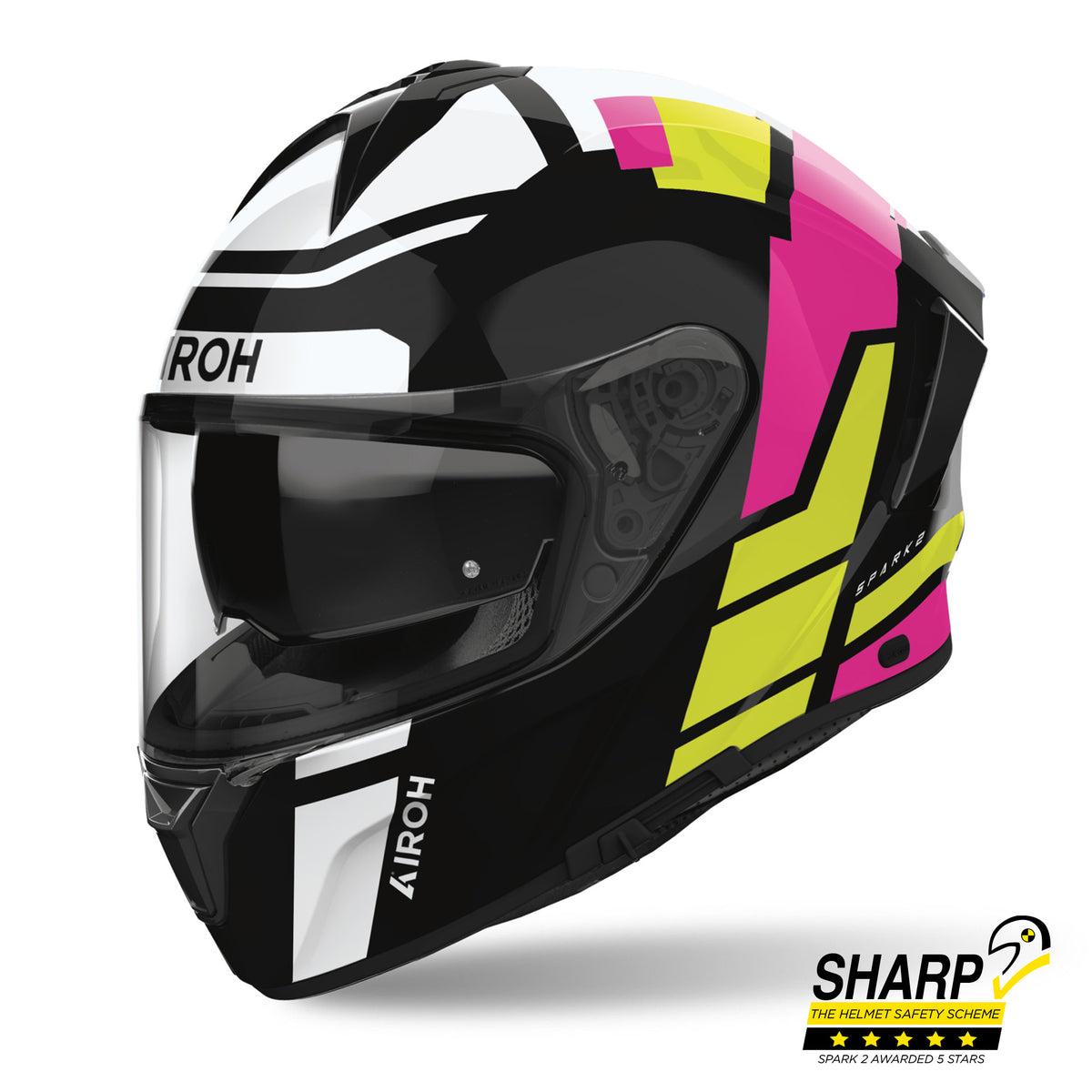 Airoh Spark 2 Gloss Lively Mint FREE UK Delivery, FREE 365 Day Returns | Moto Central