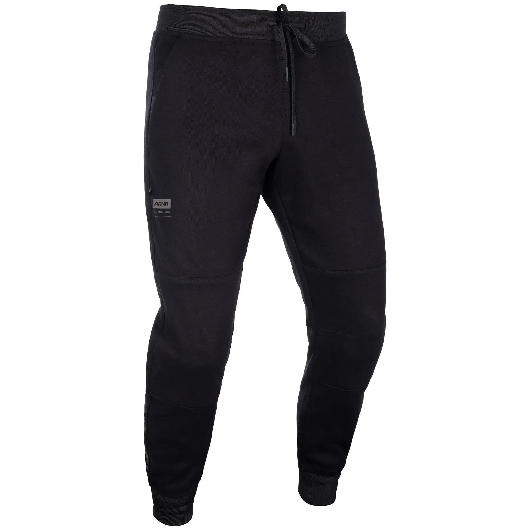 ARMR Aki 1.0 Protective Motorcycle Joggers - Black front view