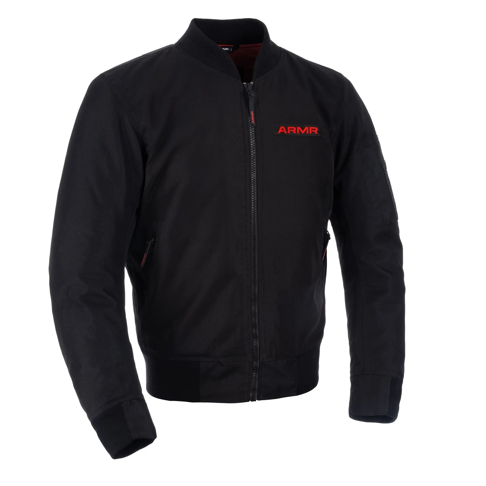 ARMR Bomber 2.0 Textile Jacket Black - FREE UK Shipping, FREE 365 Day Returns | Moto Central