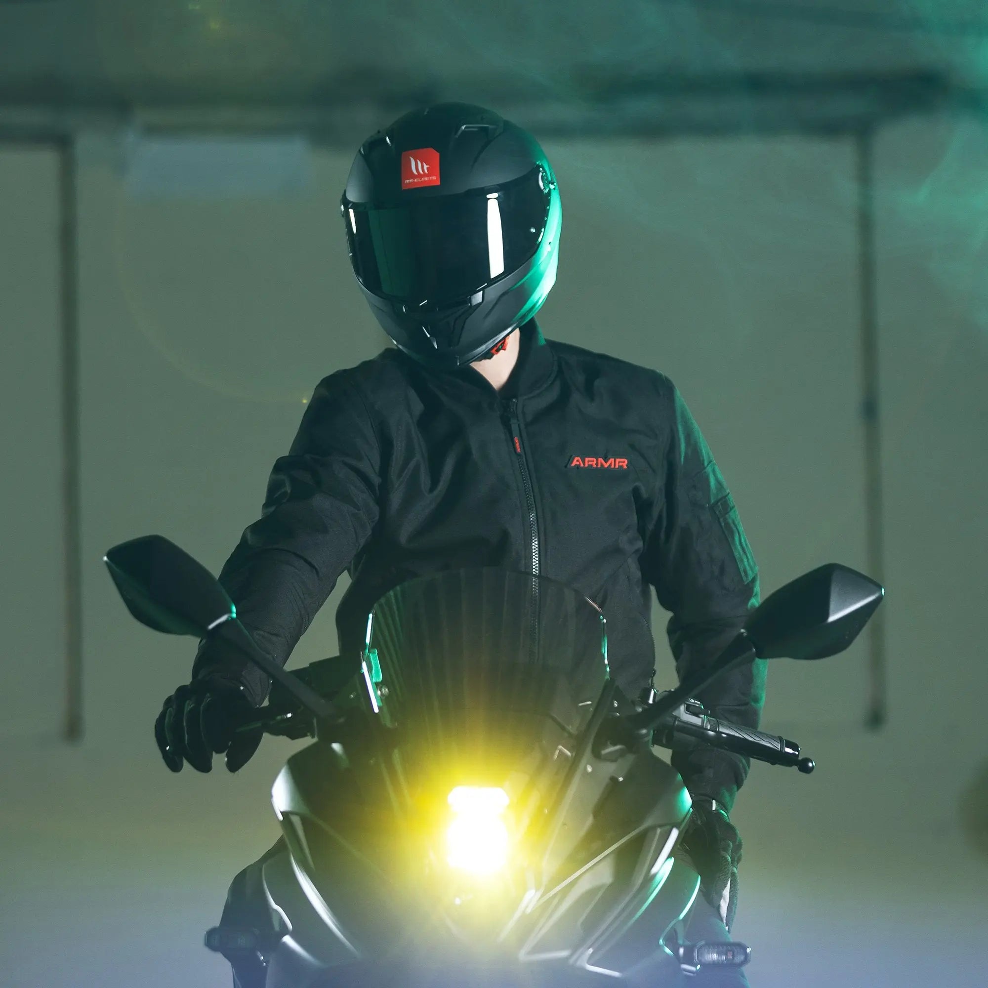 ARMR Bomber 2.0 Textile Jacket Black - FREE UK Shipping, FREE 365 Day Returns | Moto Central