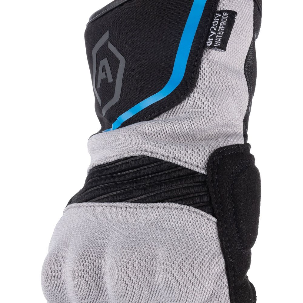 ARMR Eyoshi 3.0 Waterproof Textile Gloves Black / Light Grey / Blue
