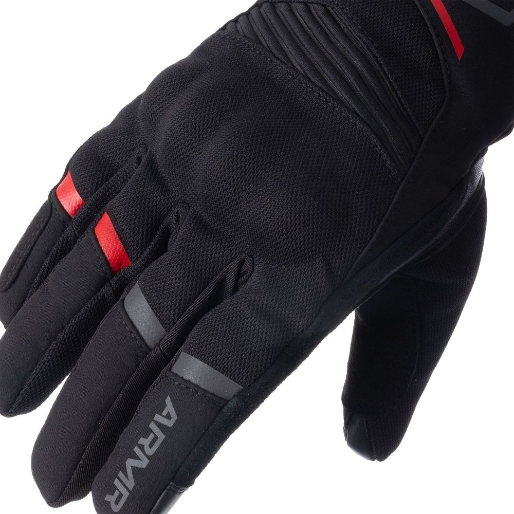 ARMR Eyoshi 3.0 Waterproof Textile Gloves Black / Red