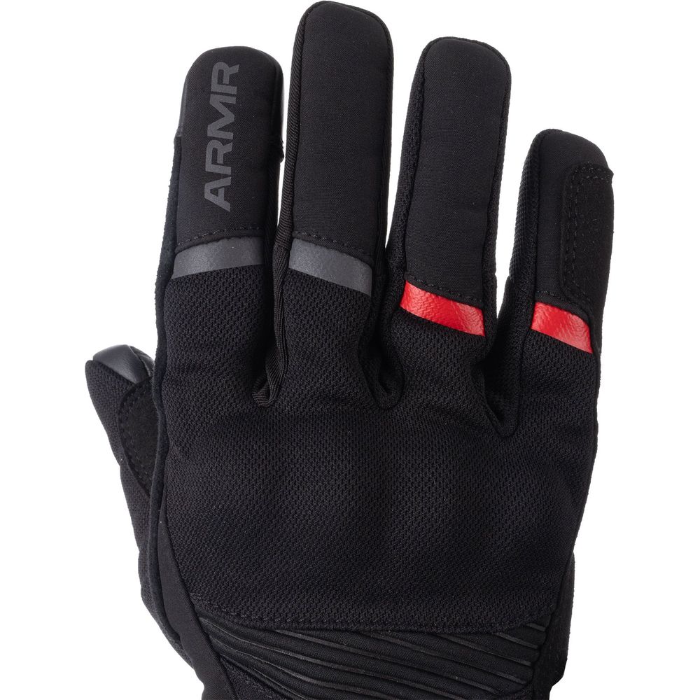 ARMR Eyoshi 3.0 Waterproof Textile Gloves Black / Red