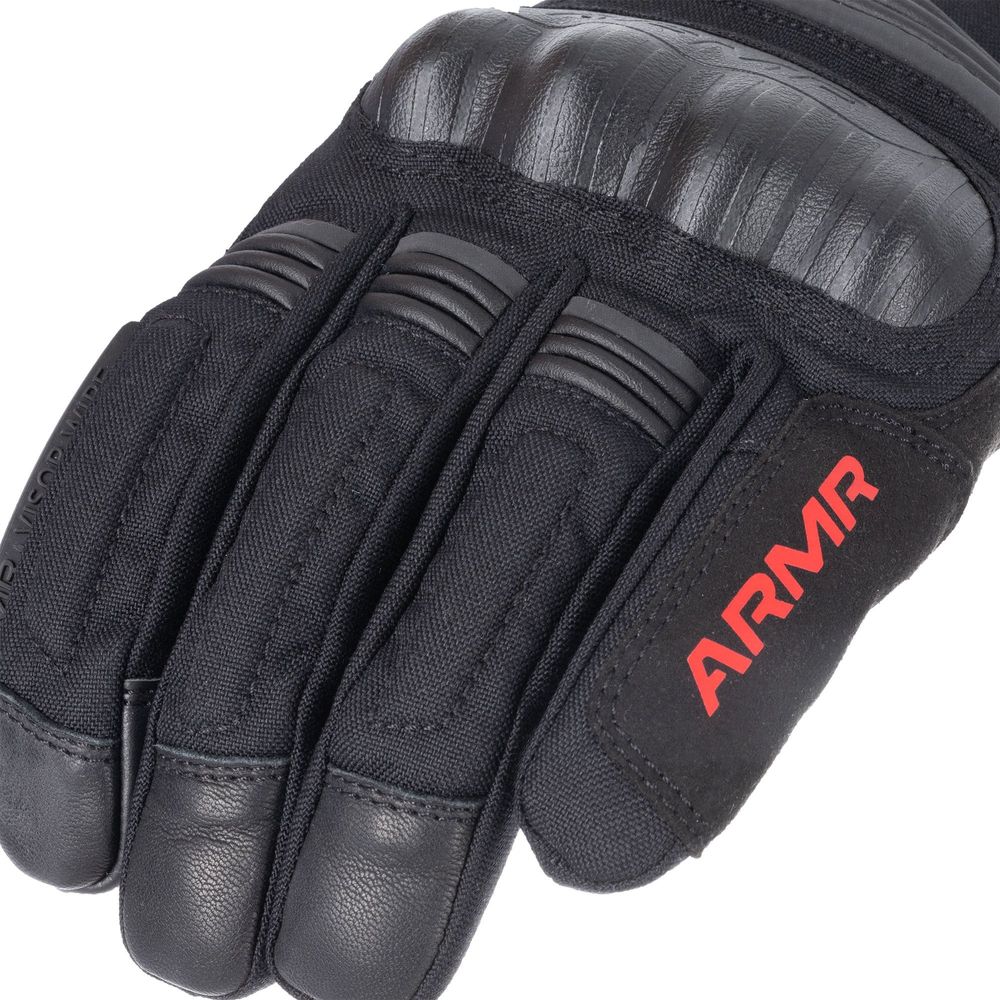 ARMR Kumaji 3.0 Waterproof Textile Gloves Black / Red