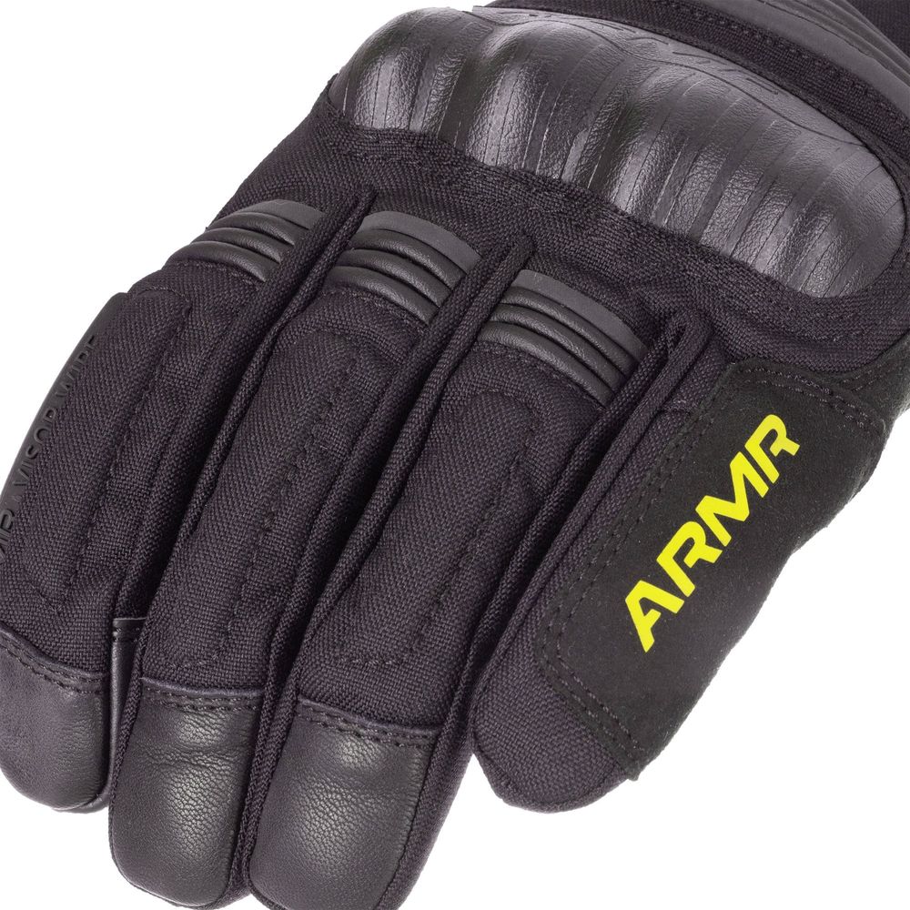 ARMR Kumaji 3.0 Waterproof Textile Gloves Black / Yellow