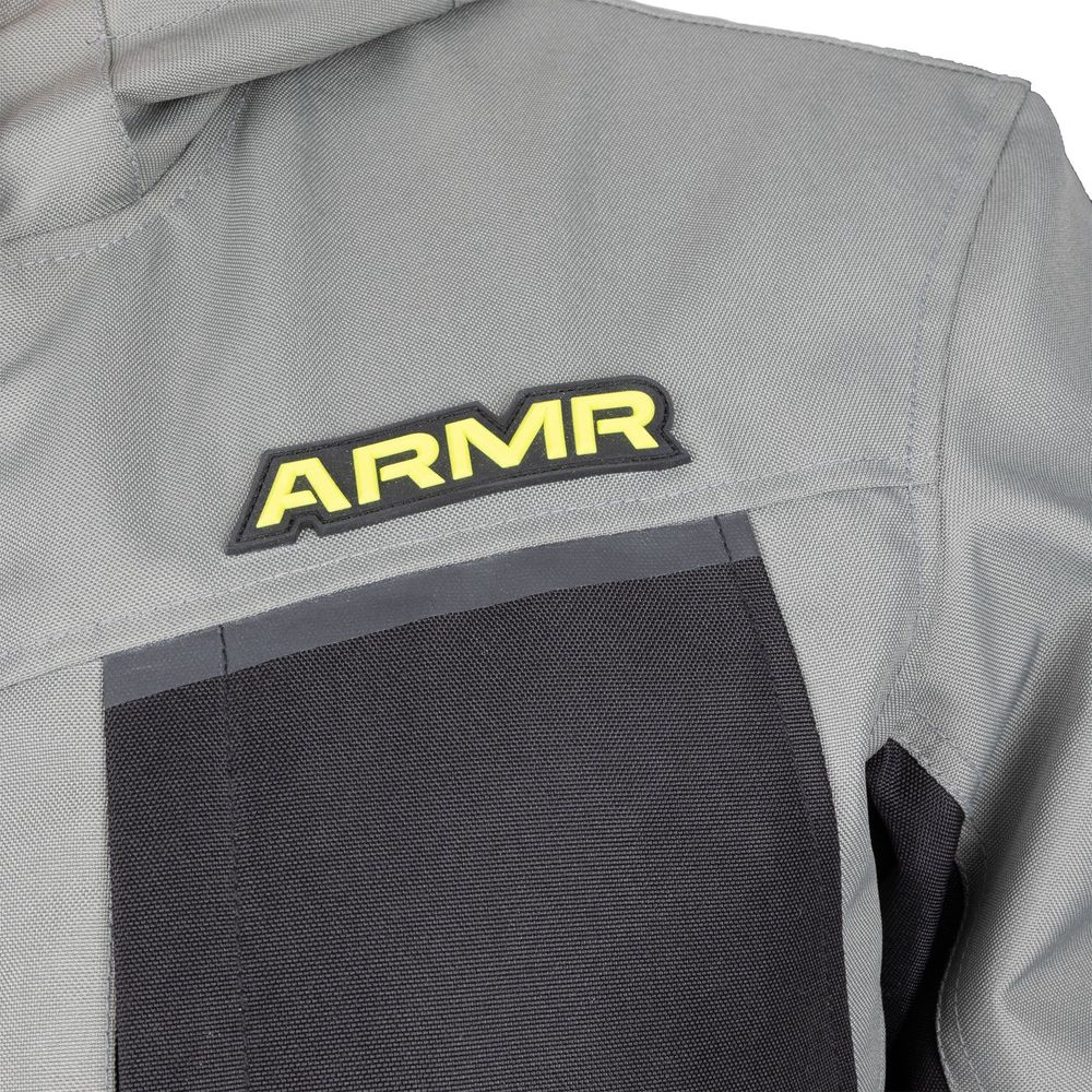 ARMR Suko 1.0 Waterproof Textile Jacket Green / Fluo Yellow