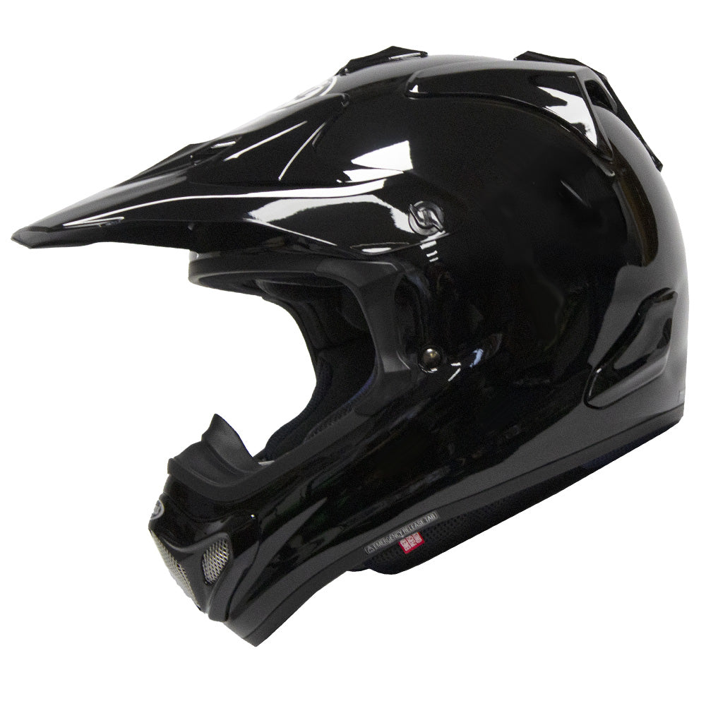 Arai MX-V Evo Plain Black FREE UK Delivery, FREE 365 Day Returns | Moto Central