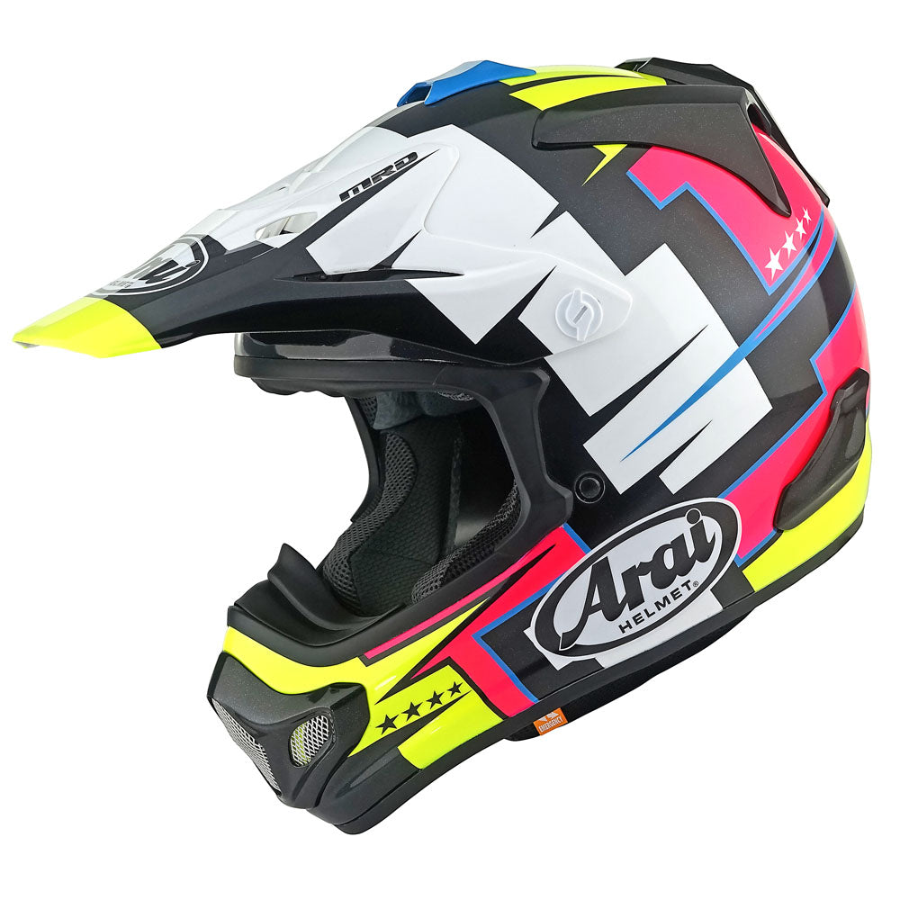 arai combat helmet Arai MX-V Evo Battle Yellow