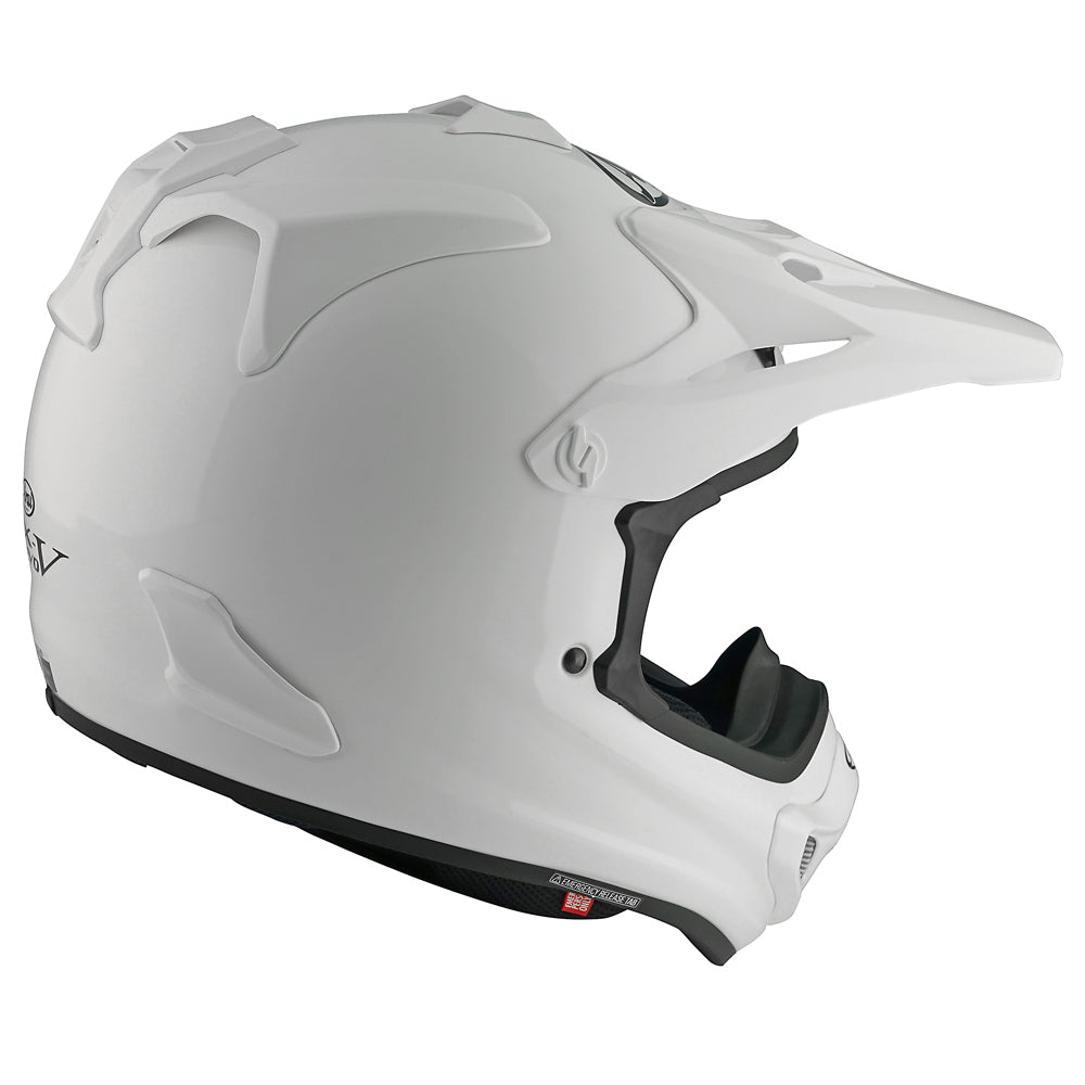 Arai MX-V Evo FIM Plain White FREE UK Delivery, FREE 365 Day Returns | Moto Central