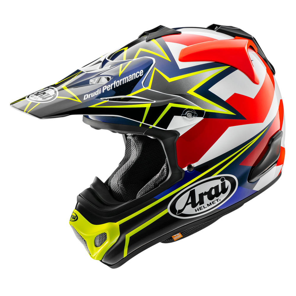 Yellow motocross helmet store