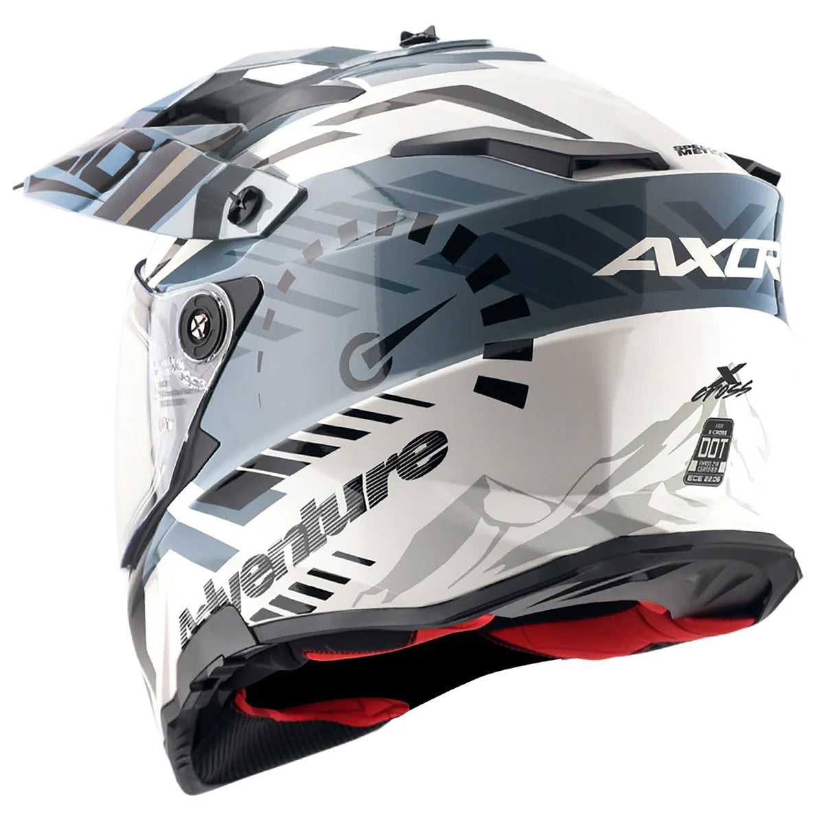 Axor X-Cross Speedometer Gloss White / Grey FREE UK Delivery, FREE 365 Day Returns | Moto Central