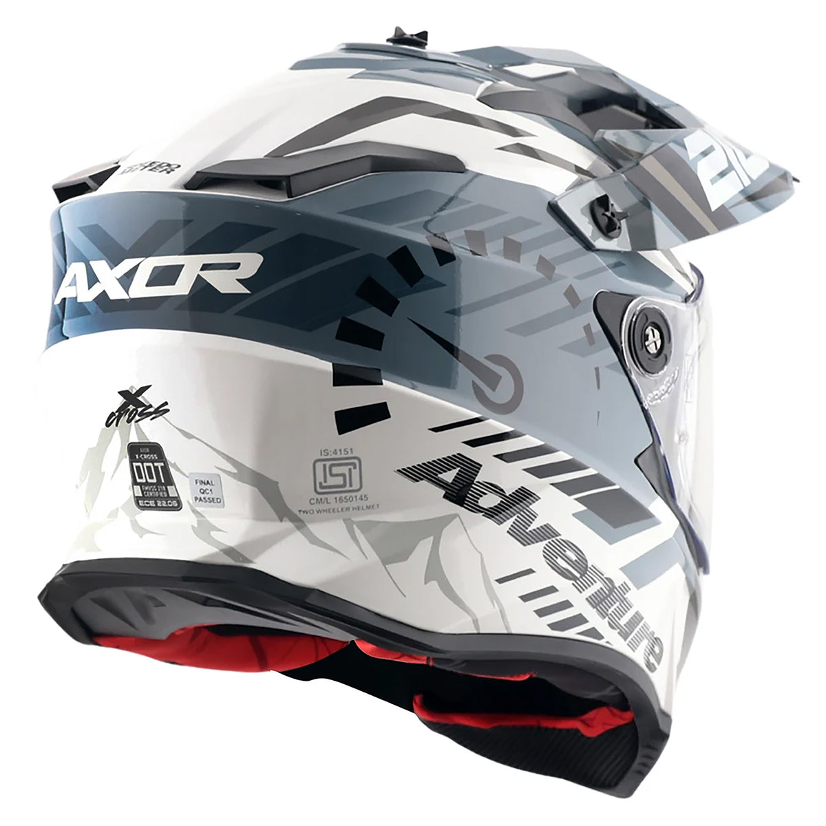 Axor X-Cross Speedometer Gloss White / Grey FREE UK Delivery, FREE 365 Day Returns | Moto Central