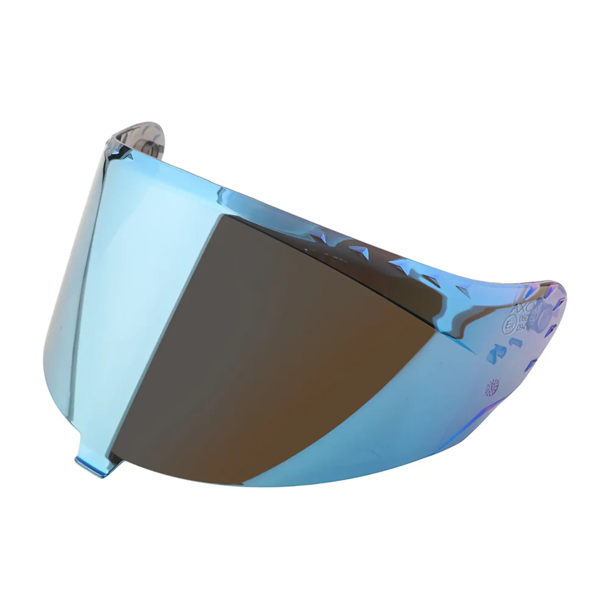 Axor Brutale Pinlock Ready Visor Mirror Blue FREE UK Delivery, FREE 365 Day Returns | Moto Central