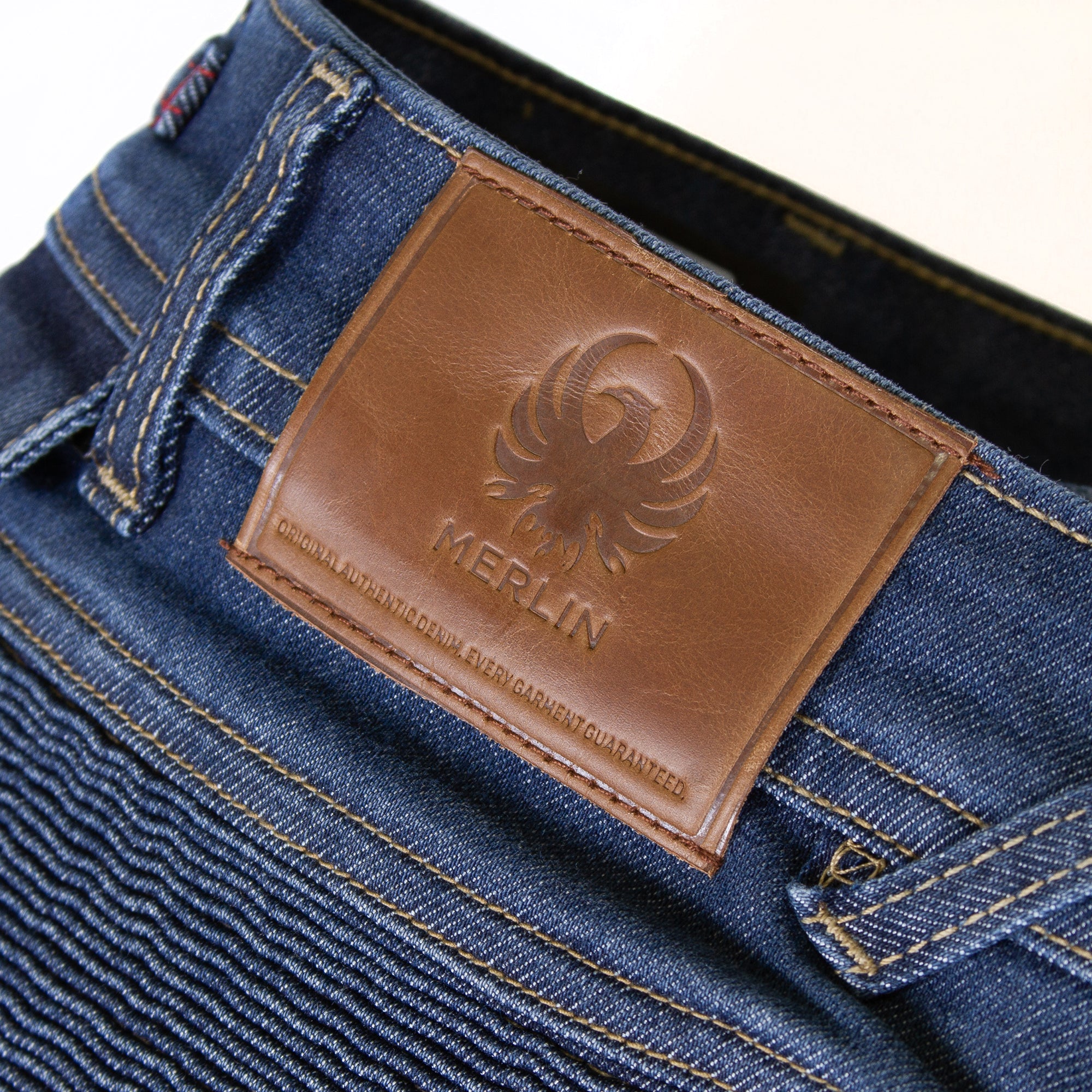Merlin Airflow D3O Tech Denim Jeans Mid Blue