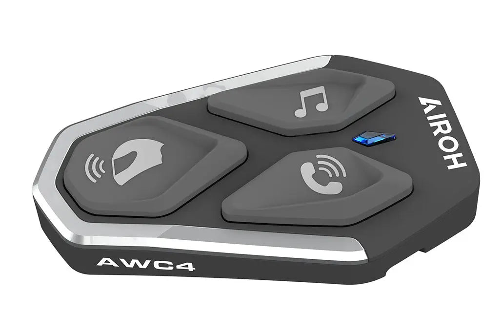 Airoh AWC4 Bluetooth Communications System Black FREE UK Delivery, FREE 365 Day Returns | Moto Central
