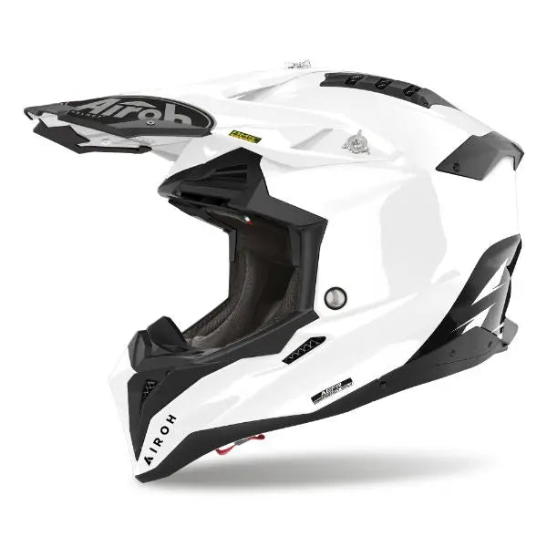 Airoh Aviator 3 Color Gloss White - FREE UK Shipping, FREE 365 Day Returns | Moto Central
