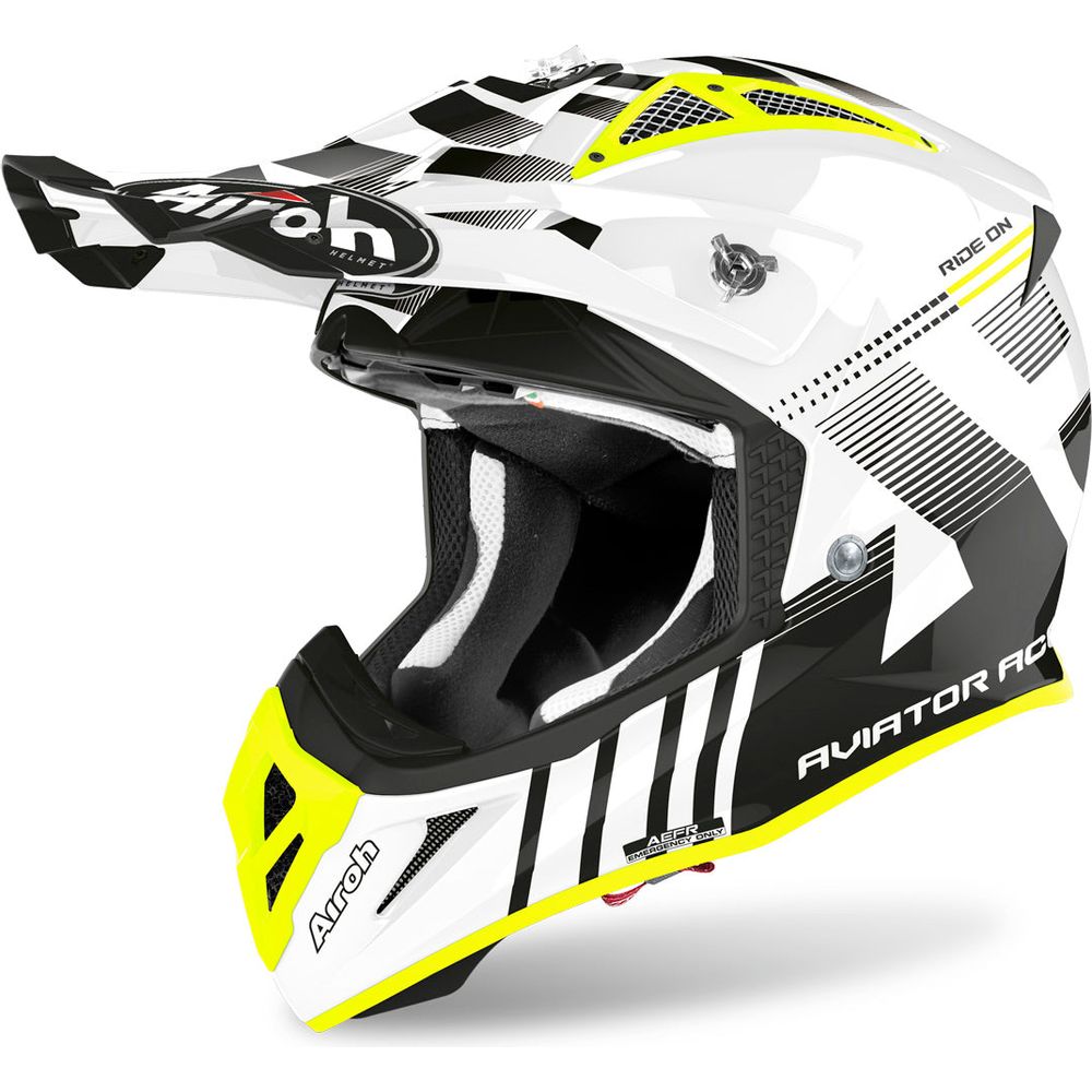 Airoh Aviator Ace Nemesi Gloss White