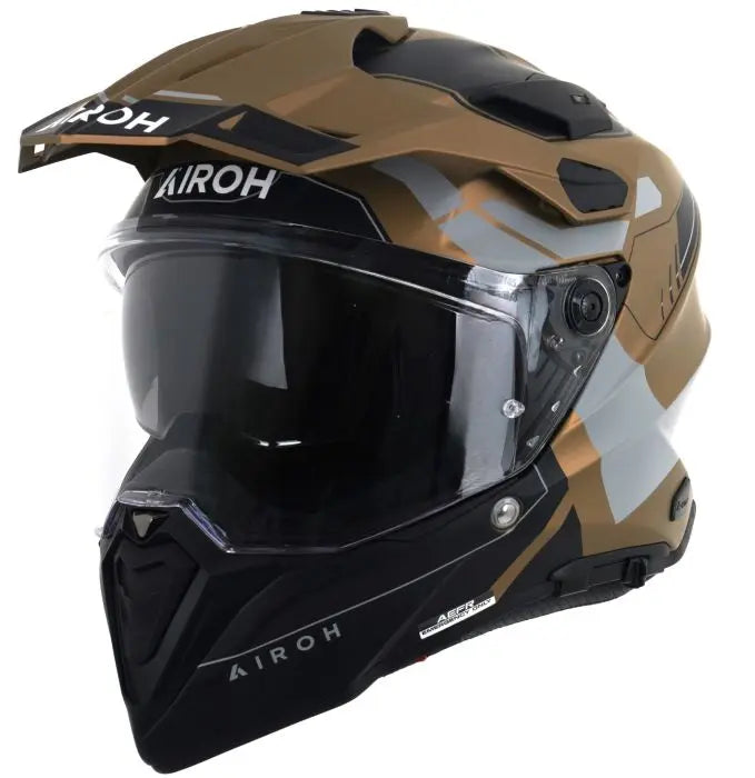Airoh Commander 2 Reveal Matt Sand FREE UK Delivery, FREE 365 Day Returns | Moto Central