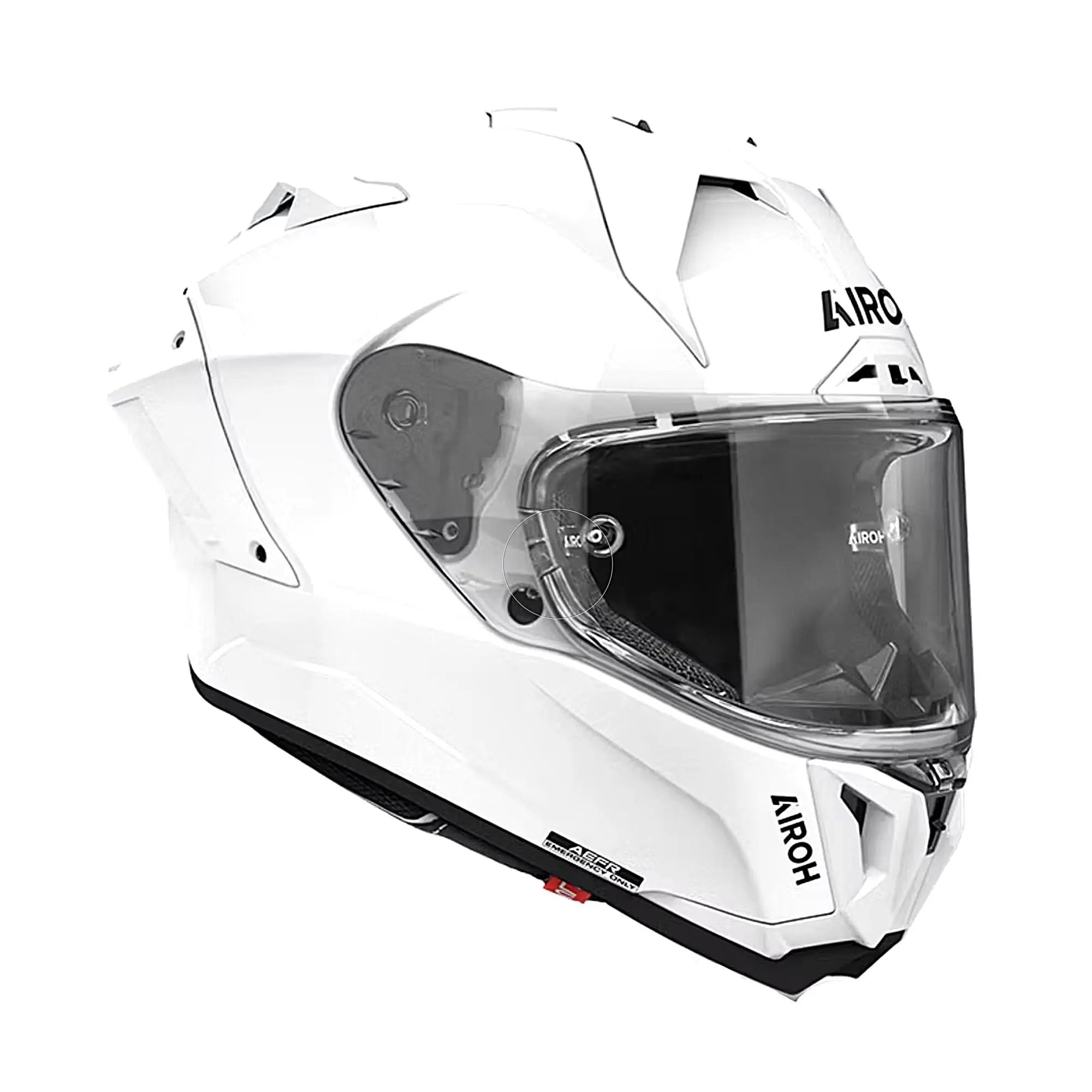 Airoh GP-800 Color Gloss White FREE UK Delivery, FREE 365 Day Returns | Moto Central