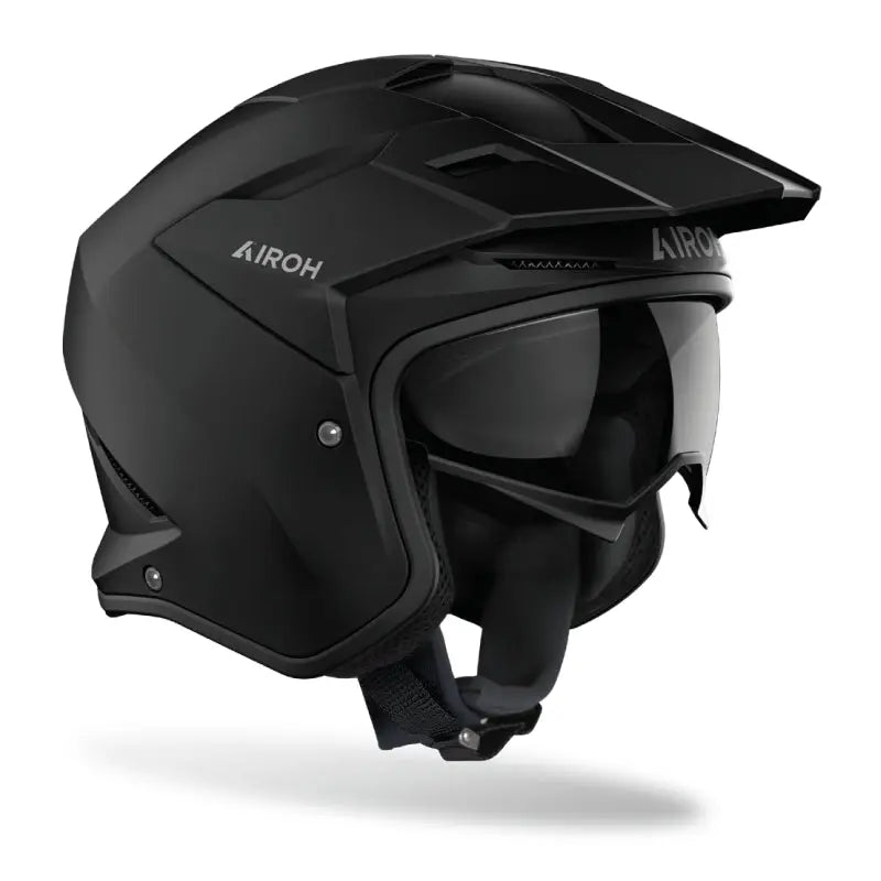 Airoh Kombakt Color Matt Black FREE UK Delivery, FREE 365 Day Returns | Moto Central