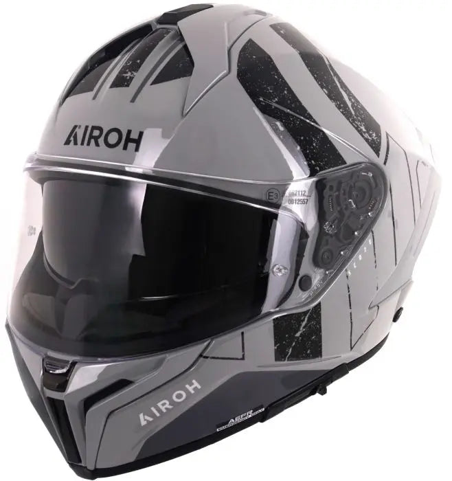 Airoh Matryx Scope Gloss Light Grey FREE UK Delivery, FREE 365 Day Returns | Moto Central