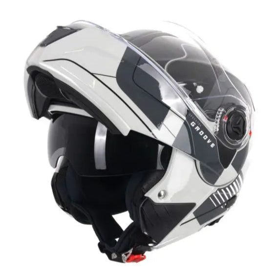 Airoh Specktre Groove Gloss Grey FREE UK Delivery, FREE 365 Day Returns | Moto Central