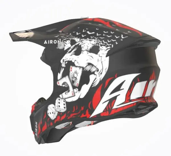 Airoh Twist 2.0 Matt Hell - FREE UK Shipping, FREE 365 Day Returns | Moto Central
