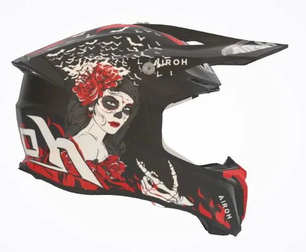 Airoh Twist 2.0 Matt Hell - FREE UK Shipping, FREE 365 Day Returns | Moto Central