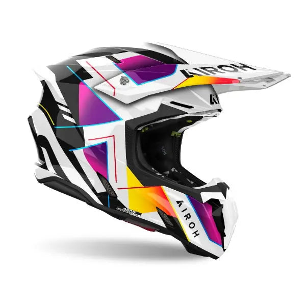 Airoh Twist 3 Gloss Rainbow - FREE UK Shipping, FREE 365 Day Returns | Moto Central