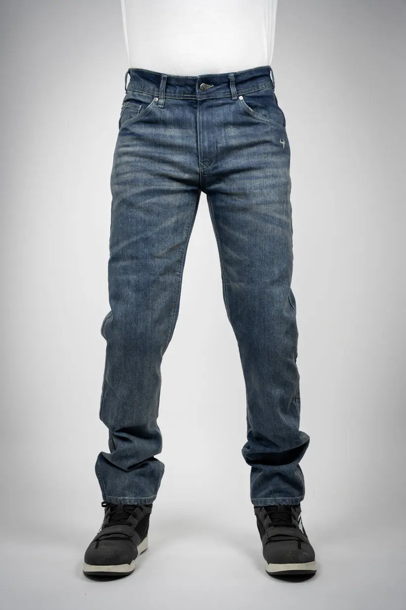 Bull-it Ajax Easy Fit Denim Jeans Blue  - FREE UK Shipping, FREE 365 Day Returns | Moto Central