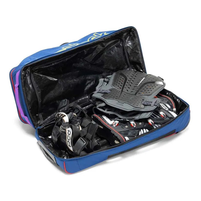 Albek Econo Haul Gear Bag Purple - 115 Liters - open compartment view