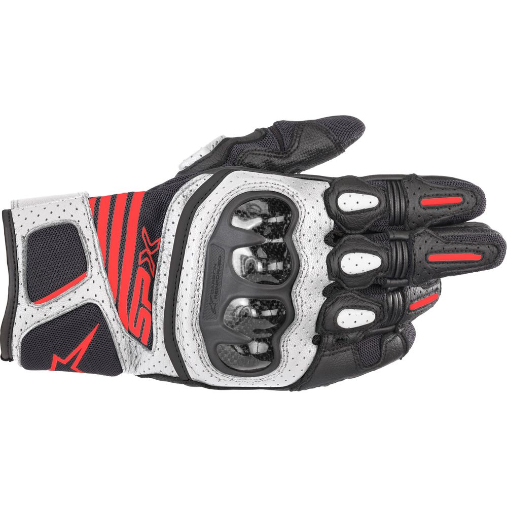 Alpinestars Carbon V2 Gloves Black / White / Red