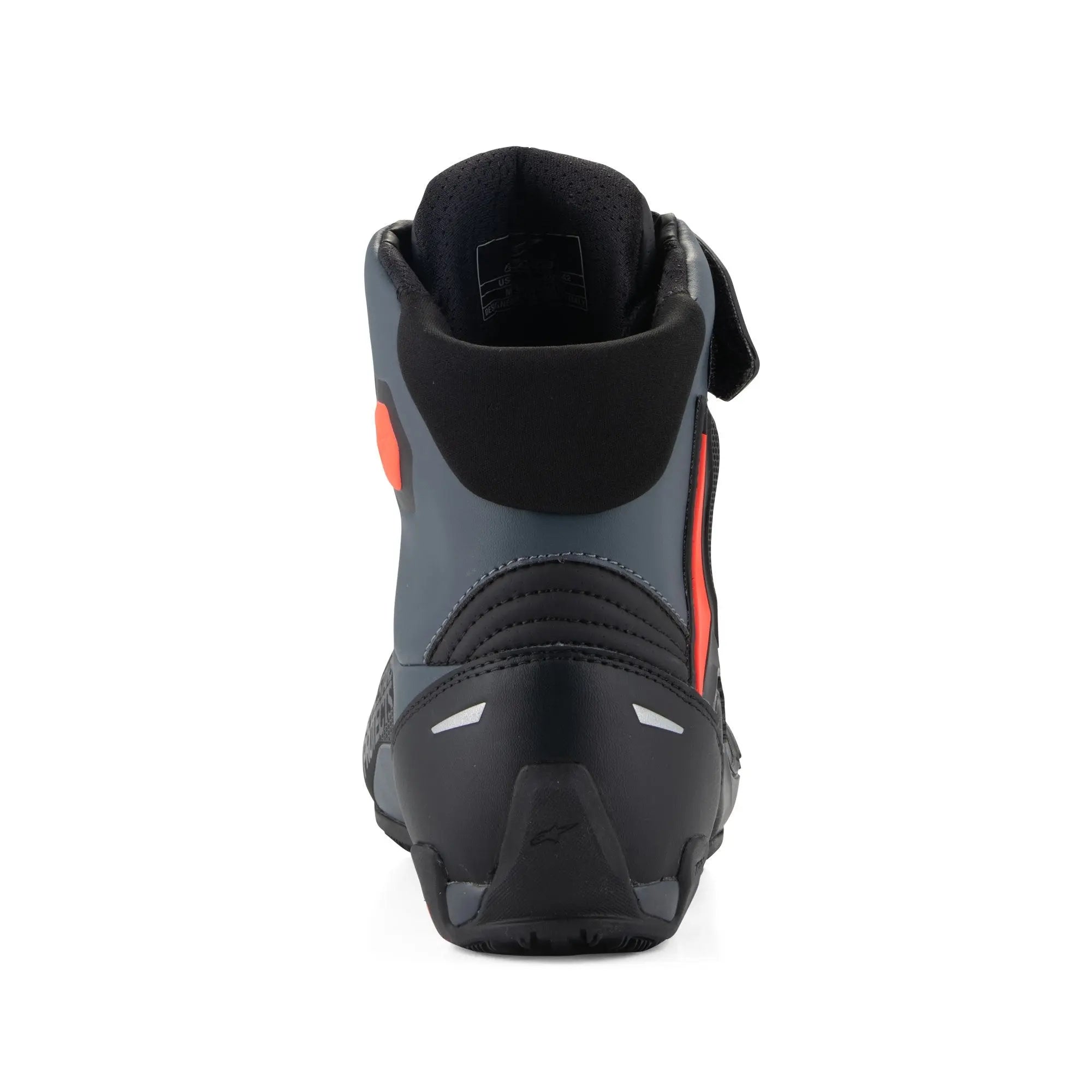 Alpinestars Faster-4 Shoes Black / Grey / Fluo Red FREE UK Delivery, FREE 365 Day Returns | Moto Central