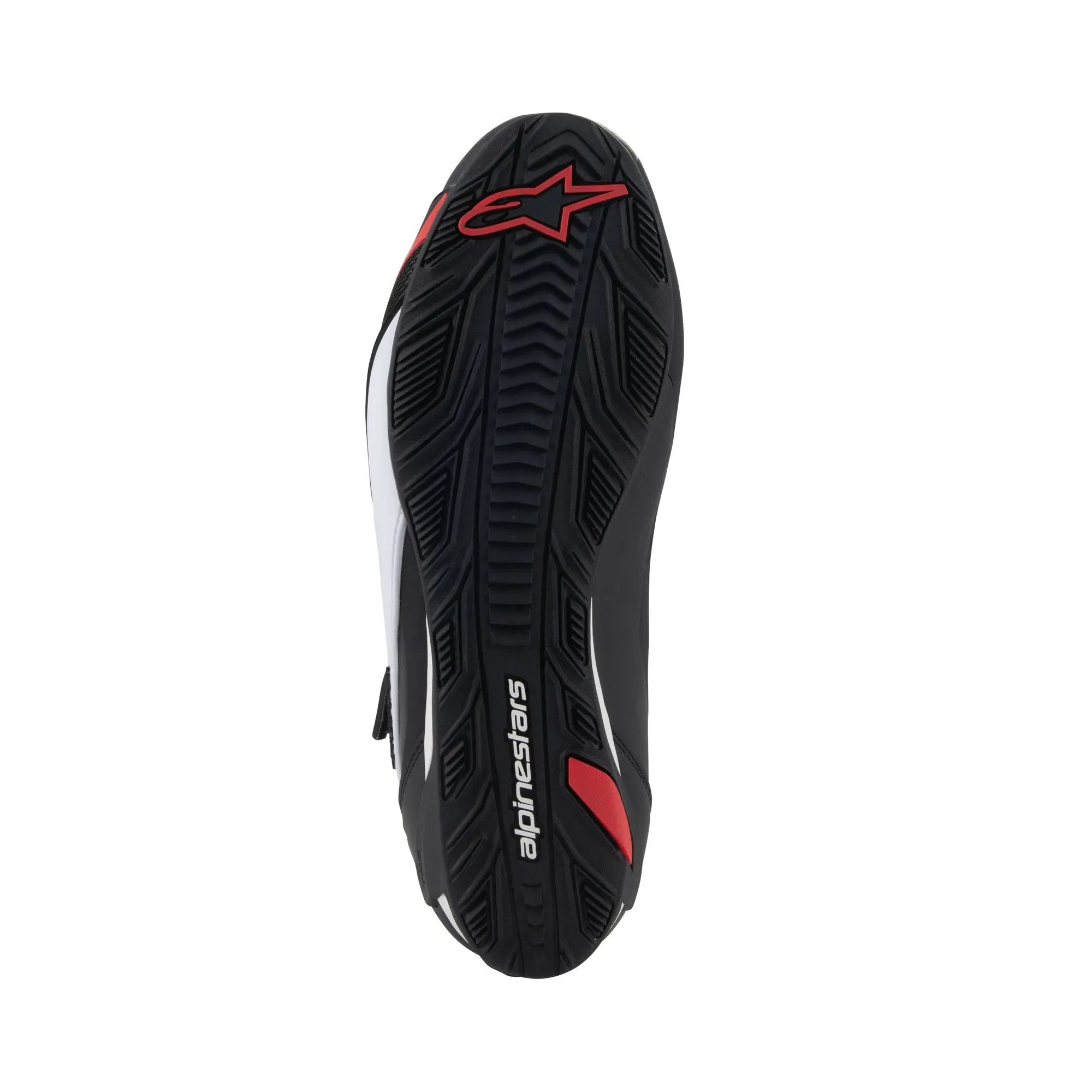 Alpinestars Faster-4 Shoes Black / White / Red FREE UK Delivery, FREE 365 Day Returns | Moto Central