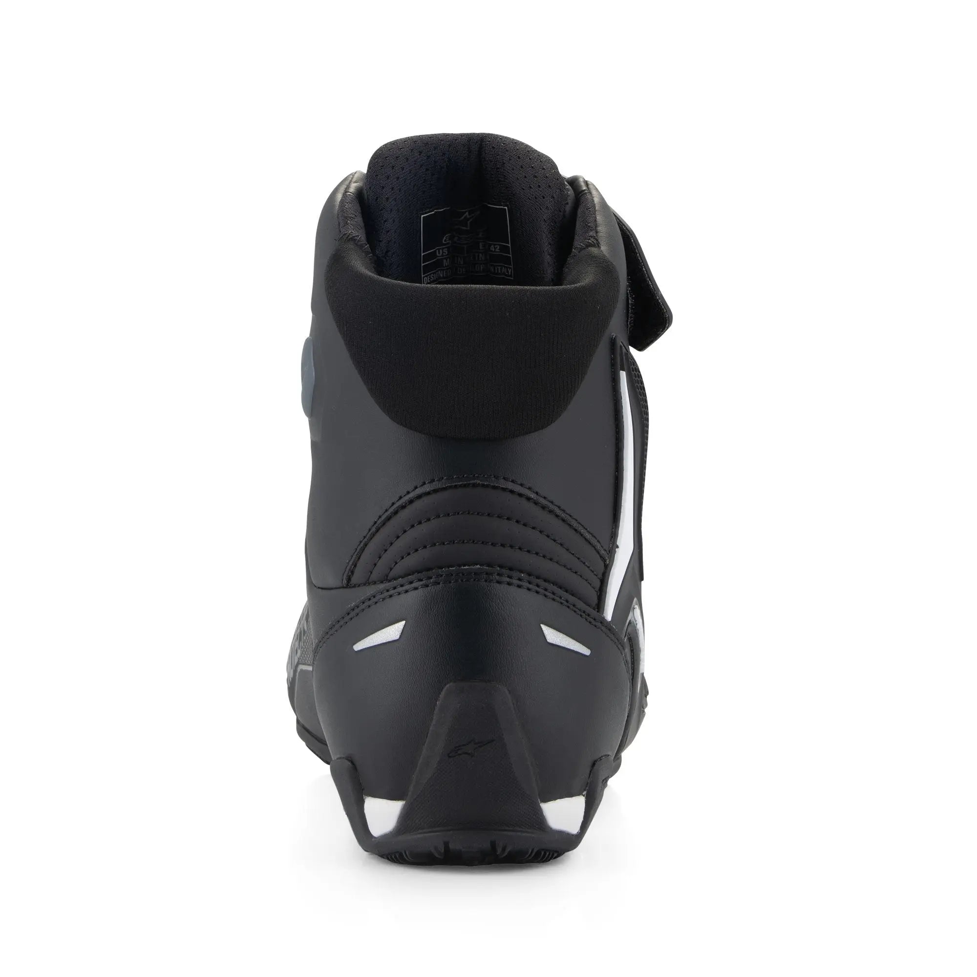 Alpinestars Faster-4 Shoes Black / White FREE UK Delivery, FREE 365 Day Returns | Moto Central