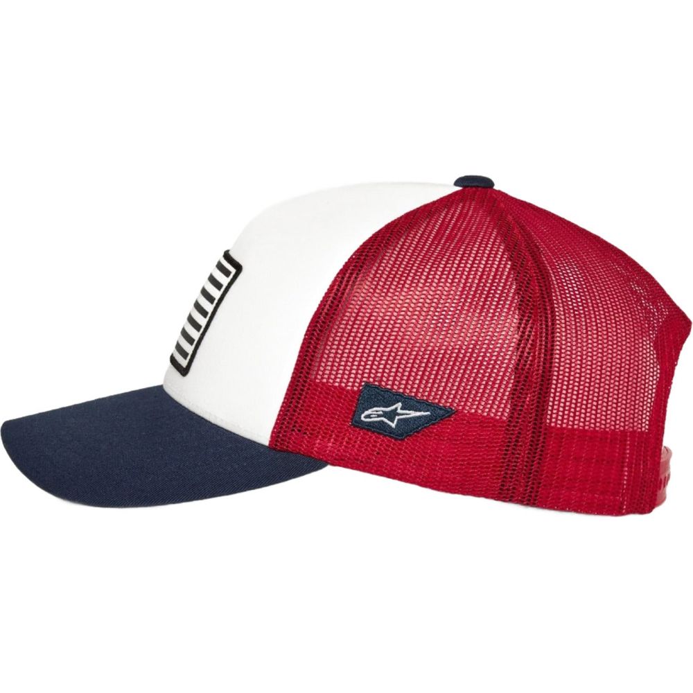 Alpinestars Flag Curved Bill Cap White / Navy / Red