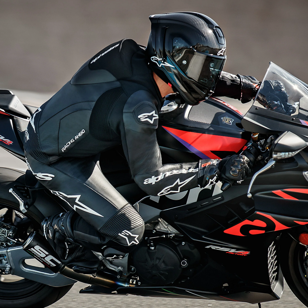 Alpinestars GP Force Lurv One Piece Leather Suit Black