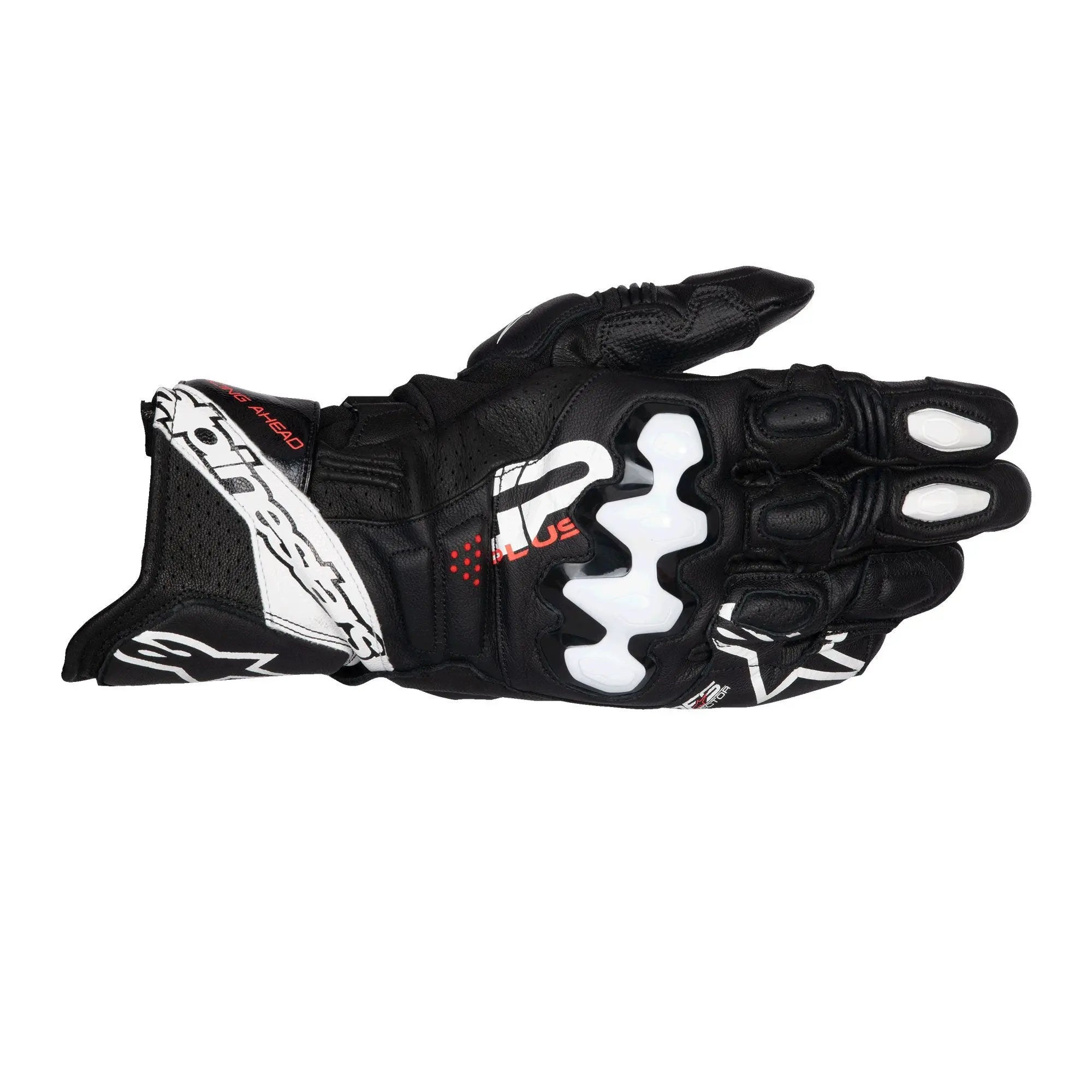 Alpinestars GP Plus R V3 Leather Gloves Black / White FREE UK Delivery, FREE 365 Day Returns | Moto Central