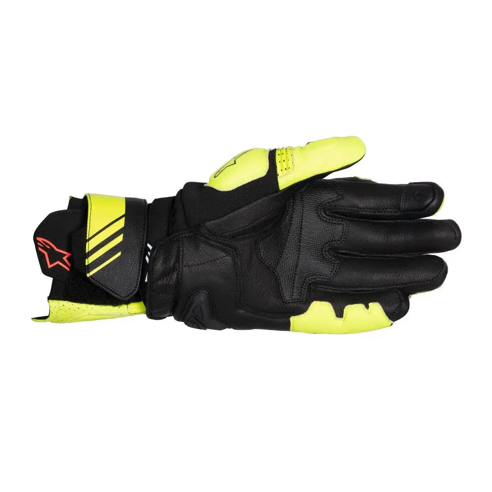 Alpinestars GP Plus R V3 Leather Gloves Fluo Yellow / Black FREE UK Delivery, FREE 365 Day Returns | Moto Central