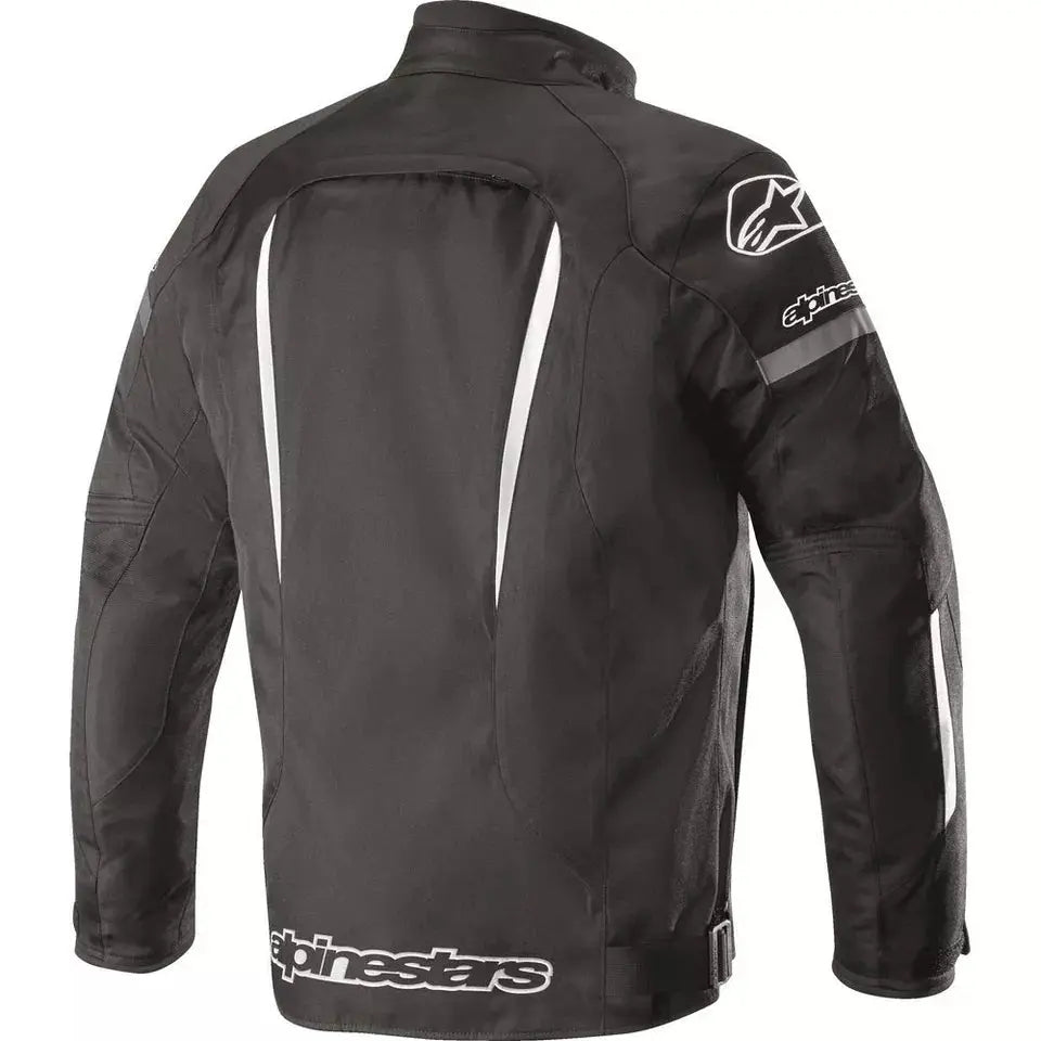 Alpinestars Gunner V2 Waterproof Jacket Black / White - FREE UK Shipping, FREE 365 Day Returns | Moto Central