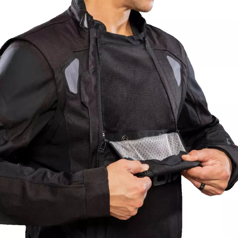 Alpinestars Halo Drystar Jacket Black / Black - FREE UK Shipping, FREE 365 Day Returns | Moto Central