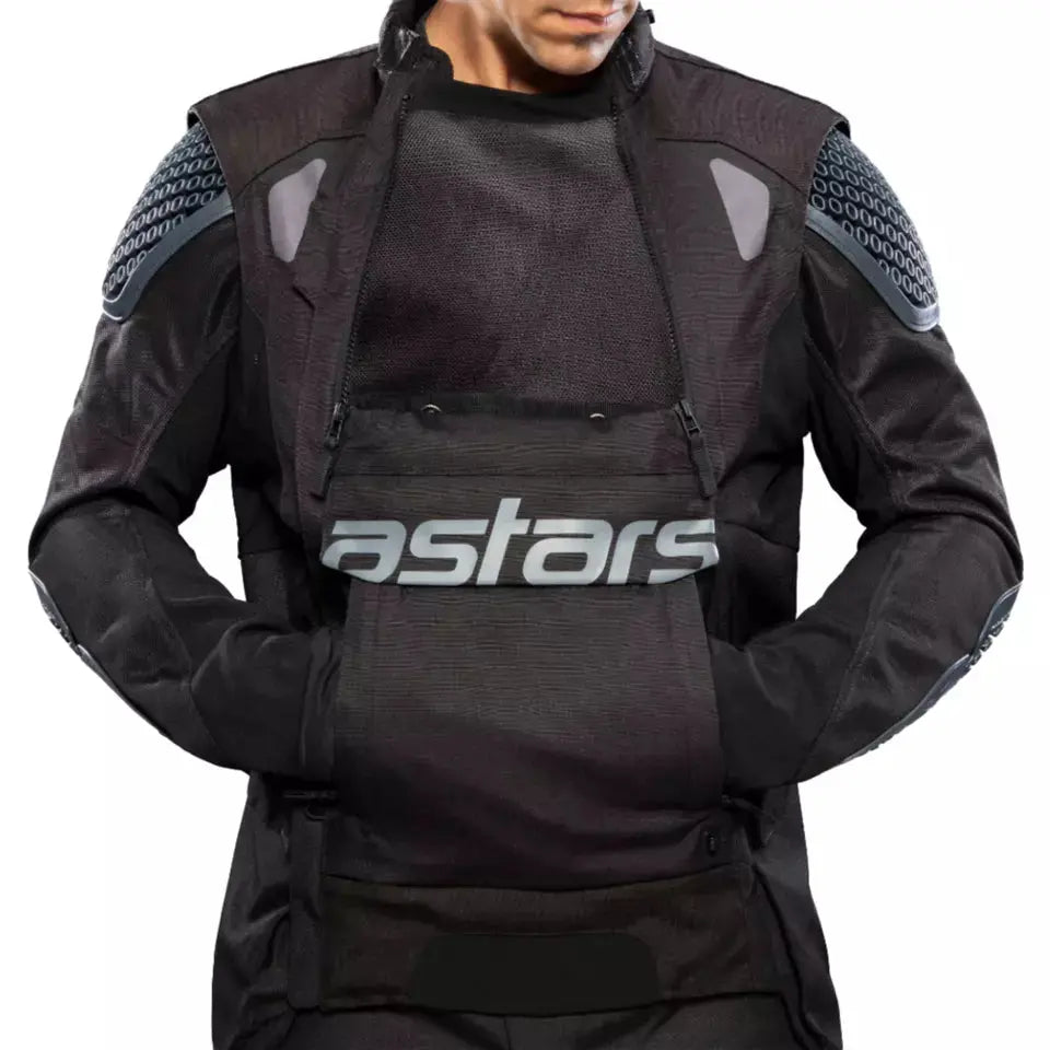 Alpinestars Halo Drystar Jacket Black / Black - FREE UK Shipping, FREE 365 Day Returns | Moto Central