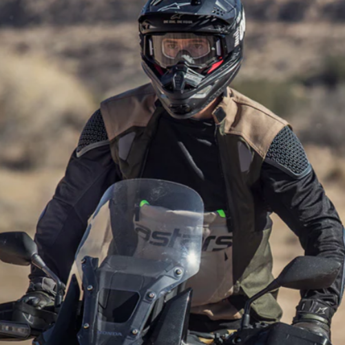 Alpinestars Halo Drystar Jacket Dark Khaki / Sand / Fluo Yellow