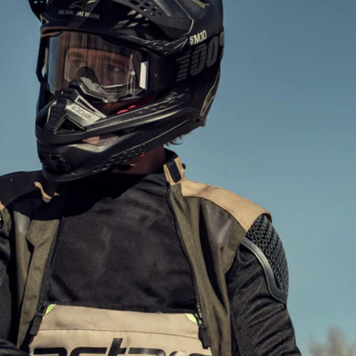 Alpinestars Halo Drystar Jacket Dark Khaki / Sand / Fluo Yellow