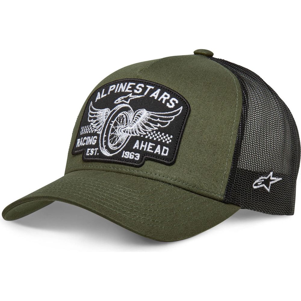 Alpinestars Heritage Patch Trucker Cap Military Green / Black