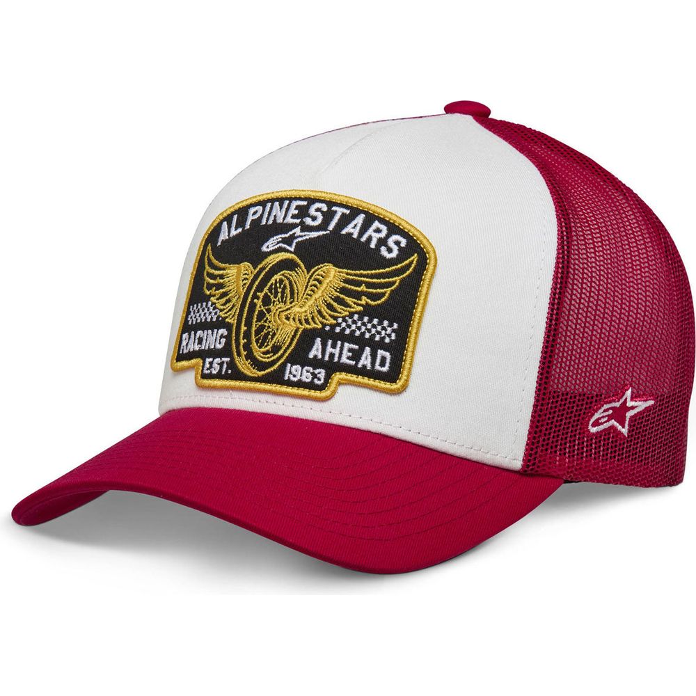 Alpinestars Heritage Patch Trucker Cap White / Red